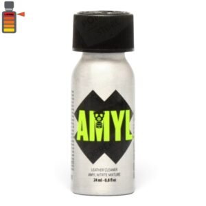 Amyl Pocket 24ml shatterproof aluminum bottle packaging.