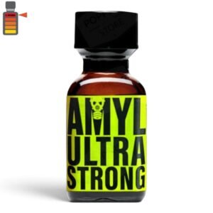 Amyl Ultra Strong 24ml resistant glass bottle packaging.