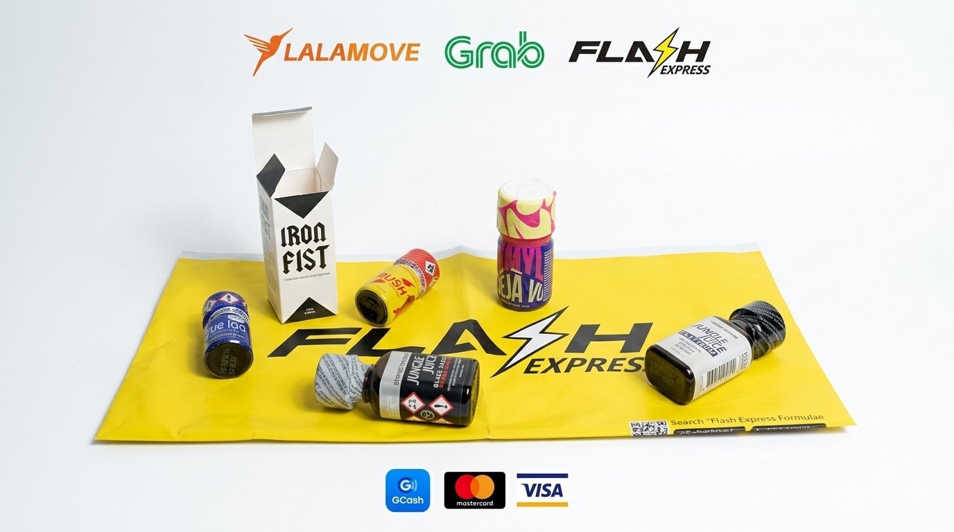 Where to buy poppers in the Philippines with fast Lalamove and Grab delivery
