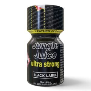 Jungle Juice Ultra Strong Black Label Pentyl 10ml bottle packaging.