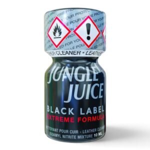 Jungle Juice Black Label Amyl 10ml bottle packaging.