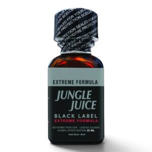 Jungle Juice Black Label Amyl 25ml bottle packaging.