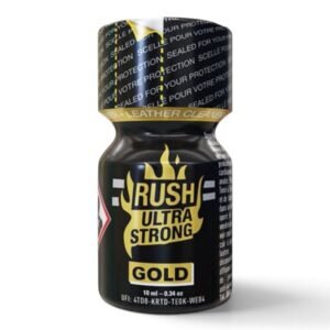 Rush Ultra Strong Gold 10ml bottle packaging.