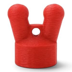 Dual Prong Sniffer Cap Accessory with lanyard hole.