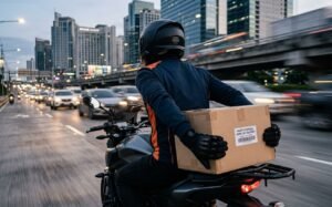 Same-day delivery aromas rider in Metro Manila