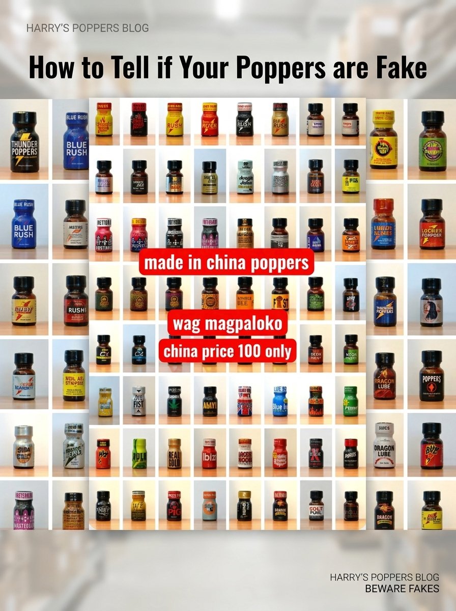 How to Tell if Your Poppers are Fake